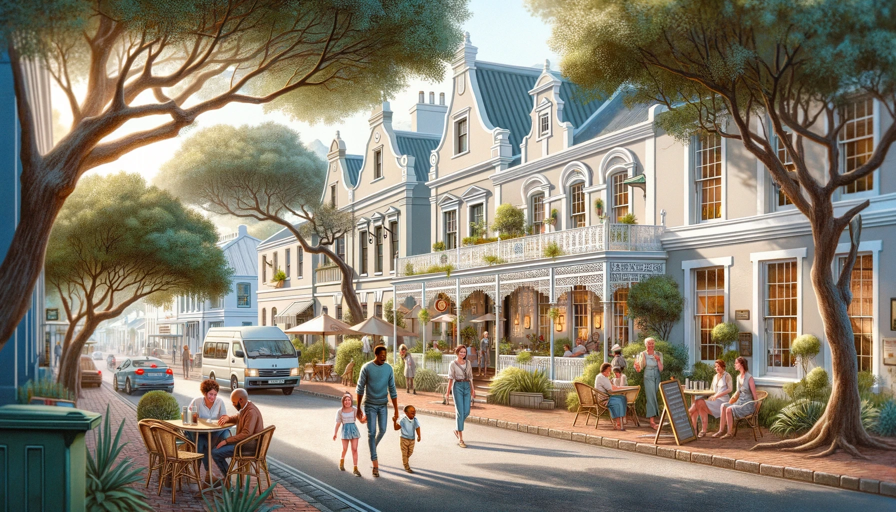 A charming and historic image of Wynberg in Cape Town