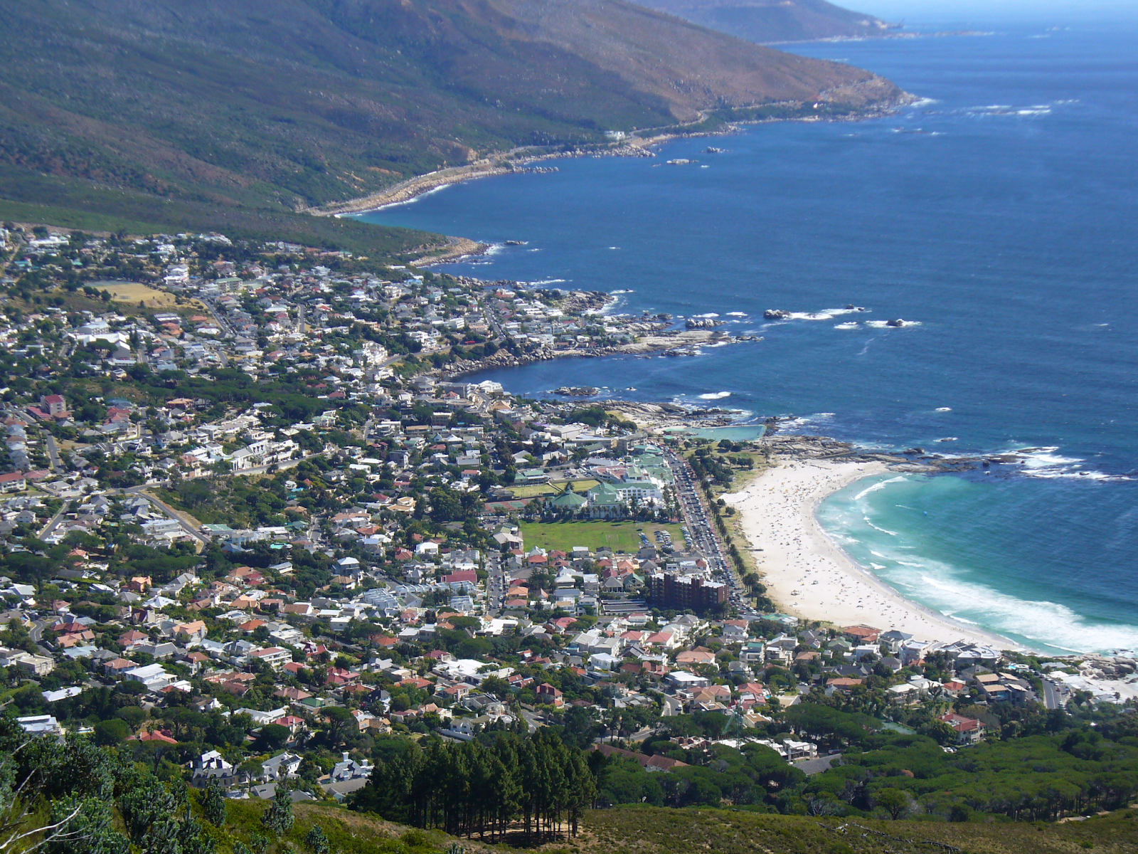 Camps Bay scenic aerial beauty